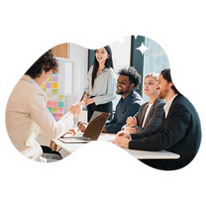 A corporate team determines the goals, values, and features that make up their company incentive program.