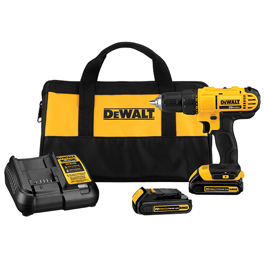 81169_DeWalt 20V MAX Lithium Ion DrillDriver Kit