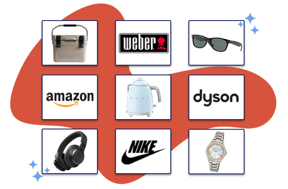 Collage of catalog options